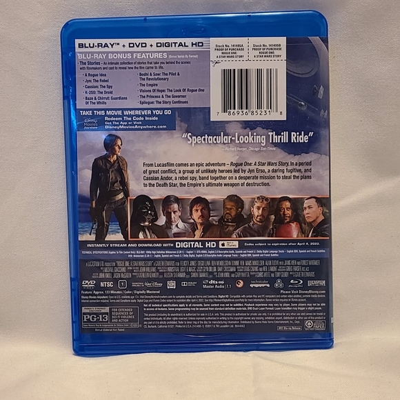 Star Wars: Rogue One Blu-Ray & DVD - Picture 2 of 3